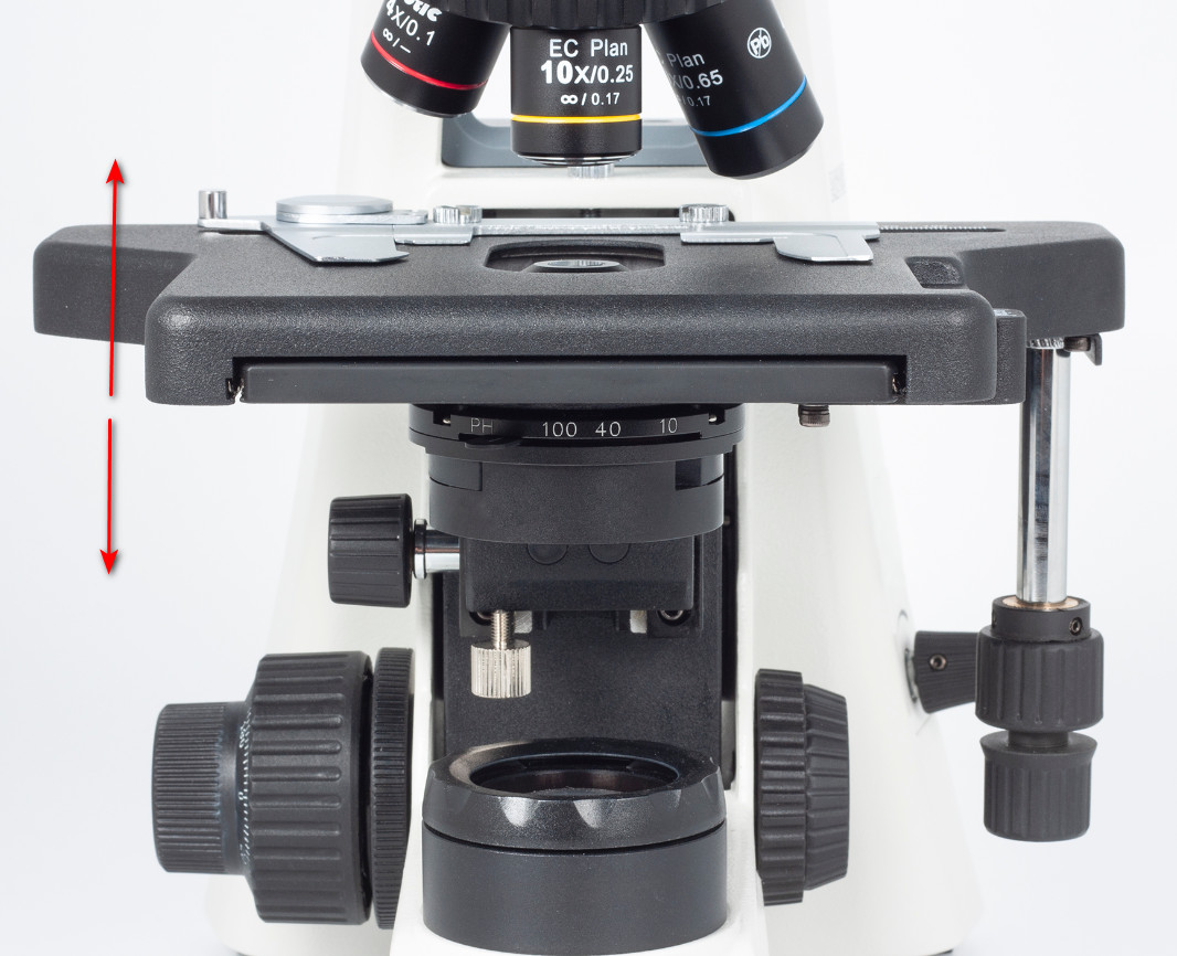 MOTIC ba210显微镜载物台