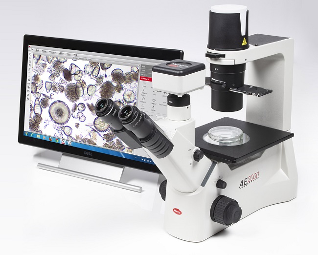 MOTIC倒置相差生物显微镜ae2000三目型
