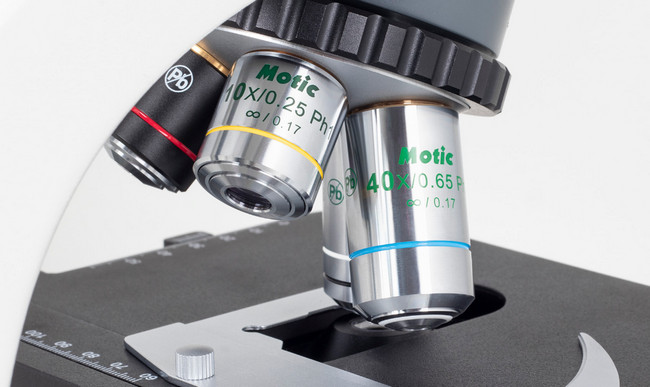 MOTIC BA310显微镜光学结构：多种倍数物镜